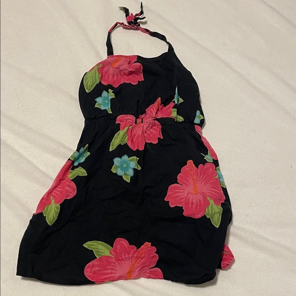 Floral Halter Dress baby girl size 3T - Picture 1 of 4